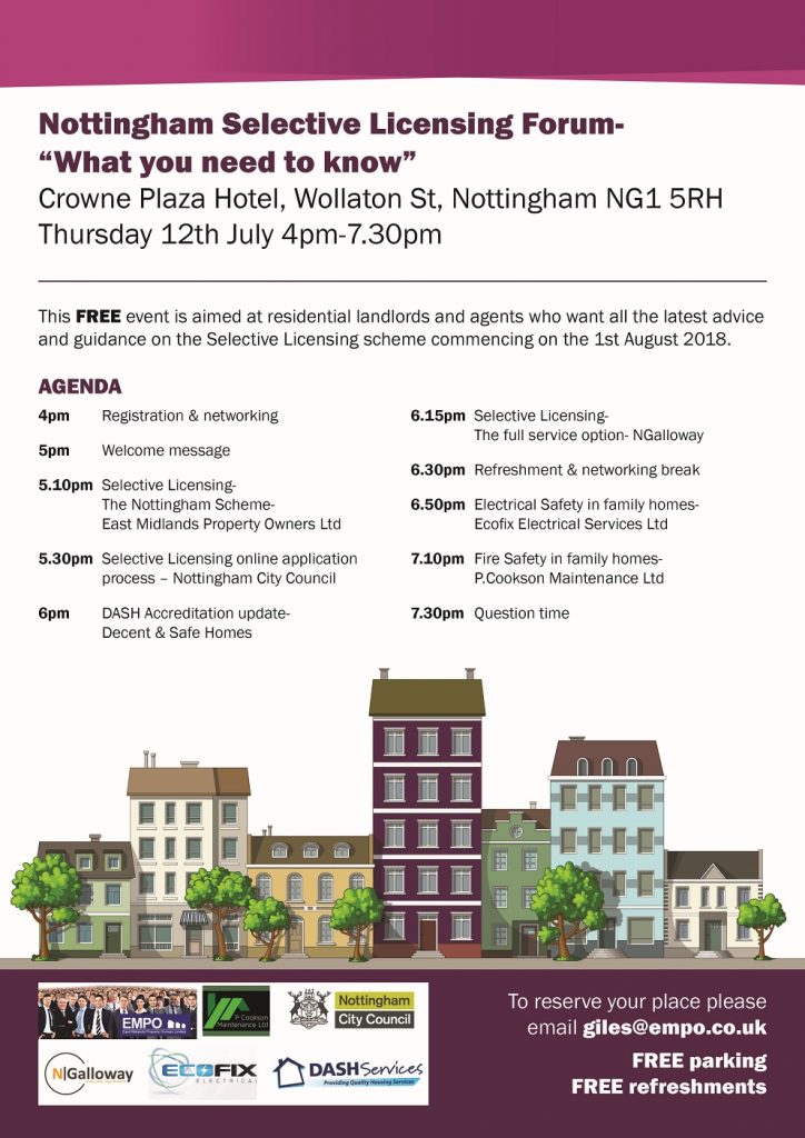 Read more about the article Selective Licensing – EMPO Nottingham conference Crowne Plaza with NGalloway